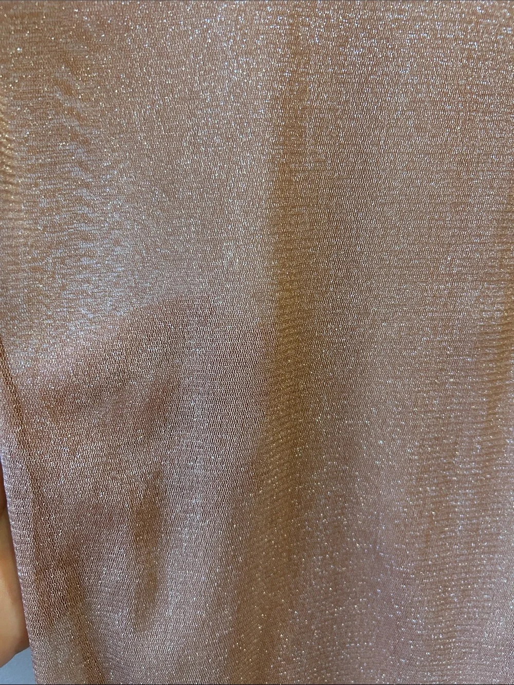 Jonathan Simkhai Shimmery Mesh Turtleneck Top